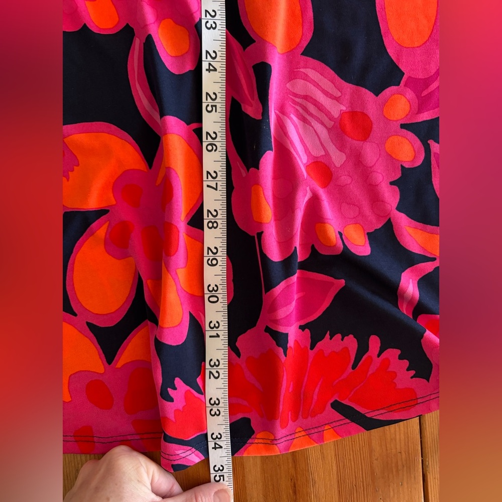 Trina Turk Pink and Orange Floral Dress - Picture 3 of 4
